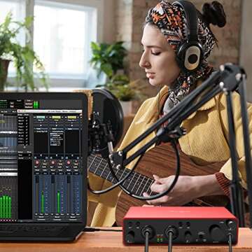 Wrugste USB Audio Interface: Record Podcasts & Stream