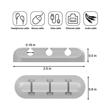 SIMR Cable Clips - Keep Your Cords Tidy & Organized