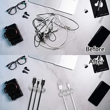 SIMR Cable Clips - Keep Your Cords Tidy & Organized