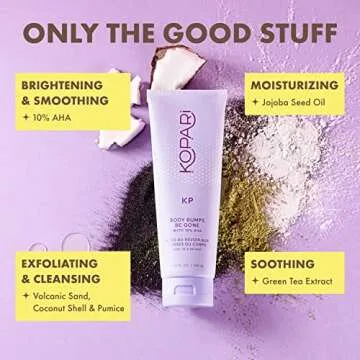 Kopari KP Body Scrub for Smooth Skin & Bump Reduction