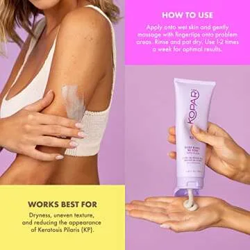 Kopari KP Body Scrub for Smooth Skin & Bump Reduction
