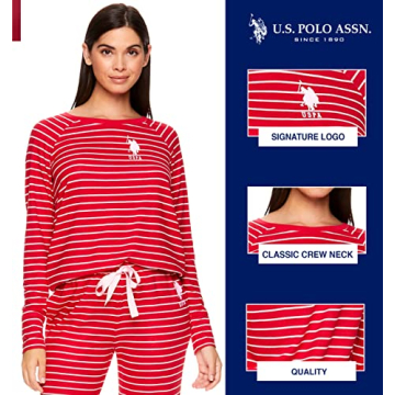 U.S. Polo Assn. Womens Pajama Sets Lightweight Comfort