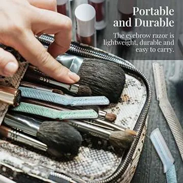 ennva Eyebrow Razor for Women | Dermaplane Facial Razor for Women Face | Hair Trimmer Face Razor for Women Body Use | Multipurpose Facial Hair Removal Disposable Blades Eyebrow Tool - 6pcs