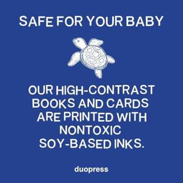 High-Contrast Baby Board Book for Visual Development