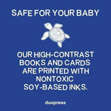 High-Contrast Baby Board Book for Visual Development