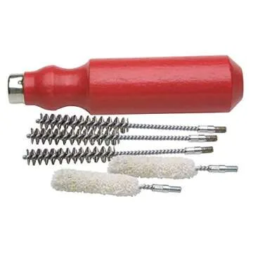 The Golf Works Golfworks Hosel Cleaning System Complete Set Red Handle 3 Wires 2 Cotton Brushes