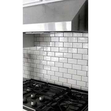 3x6 White Subway Tile for Backsplash Made in USA