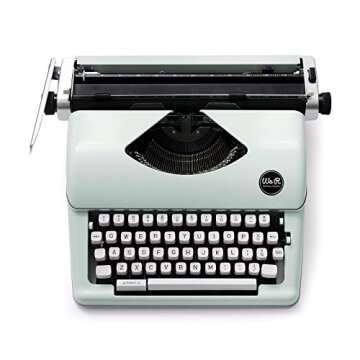 We R Memory Keepers Decorative Retro Typewriter Mint - Vintage Style for Gifts, Crafting and Decorat...