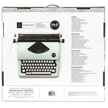 We R Memory Keepers Retro Typewriter in Mint Color