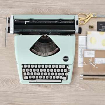 We R Memory Keepers Retro Typewriter in Mint Color