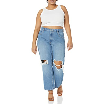 Stylish The Drop Women's Harper Essential Cropped Tank