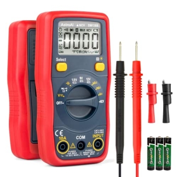 AstroAI Digital Multimeter with LCD Display - Safe, Accurate Testing
