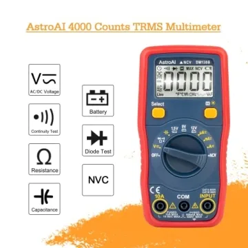 AstroAI Digital Multimeter with LCD Display - Safe, Accurate Testing
