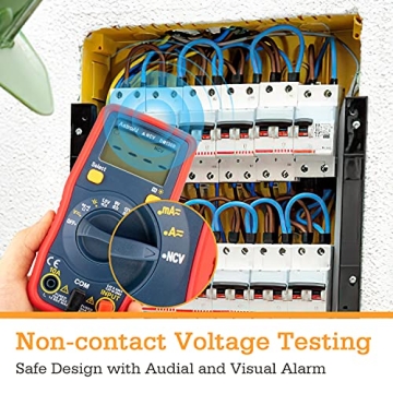 AstroAI Digital Multimeter with LCD Display - Safe, Accurate Testing