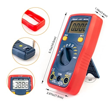 AstroAI Digital Multimeter with LCD Display - Safe, Accurate Testing