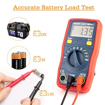 AstroAI Digital Multimeter with LCD Display - Safe, Accurate Testing