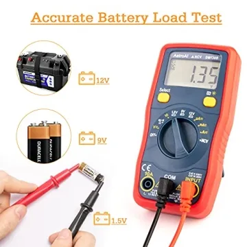 AstroAI Digital Multimeter with LCD Display - Safe, Accurate Testing