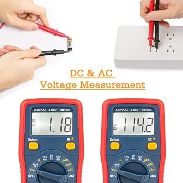 AstroAI Digital Multimeter with LCD Display - Safe, Accurate Testing