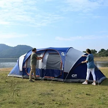 Spacious CAMPROS CP 12-Person Tent for Family Camping