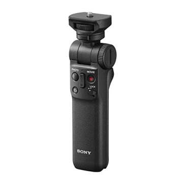 Sony ACCVC1 Vlogger Accessory Kit Bundle with Rechargeable Lithium-Ion Battery Pack, Rugged Memory Storage Carrying Case and 2-in-1 Aluminum Shell OTG Dual Slot SD Card Reader (4 Items)