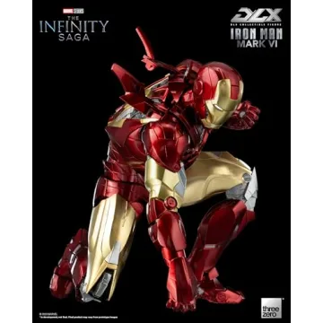 Marvel Iron Man Mark 6 DLX Action Figure | 48 Articulations
