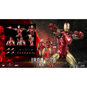 Marvel Iron Man Mark 6 DLX Action Figure | 48 Articulations