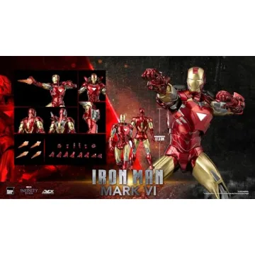Marvel Iron Man Mark 6 DLX Action Figure | 48 Articulations