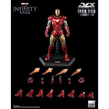 Marvel Iron Man Mark 6 DLX Action Figure | 48 Articulations