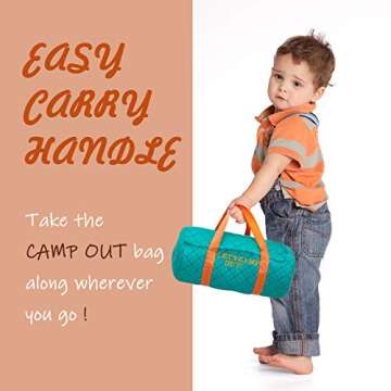 TCBunny 6 Piece Set of Plush Soft Stuffed Camp Out Playset, Imaginative Play, Camping Toy with Sounds, Toddler for Ages 3+