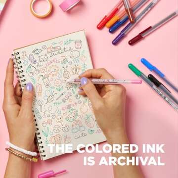 Sakura Gelly Roll Gel Pens - 10 Pack of Vibrant Colors