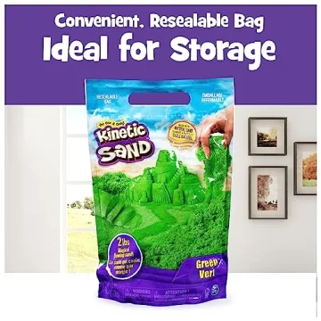 Kinetic Sand 2lb Resealable Bag for Kids Ages 3+