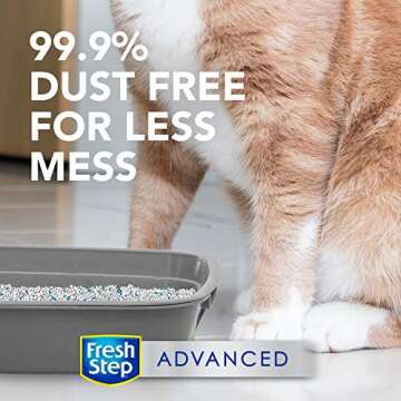 Fresh Step Advanced Extreme Clumping Cat Litter with Odor Control - Mountain Spring Scent, 18.5 lb (Package May Vary)