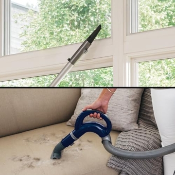 Shark NV360 Navigator Lift-Away Deluxe Upright Powerful Suction Vacuum for Hardwood Floor, Carpet, Muti-Surface Spotless Cleaning with Large Dust Cup Capacity, Swivel Steering, Blue (Renewed)