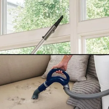 Shark NV360 Navigator Lift-Away Deluxe Upright Powerful Suction Vacuum for Hardwood Floor, Carpet, Muti-Surface Spotless Cleaning with Large Dust Cup Capacity, Swivel Steering, Blue (Renewed)