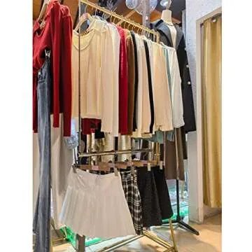 HDbonemu Adjustable Closet Hanging Rod