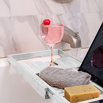 Homemaid Living Luxury Bath Tray - Expandable, Elegant, Practical