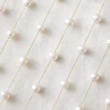 Ross-Simons 6-6.5mm Cultured Pearl Station Necklace