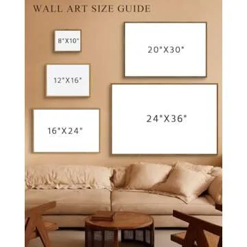 Elegant Framed Vintage Flower Wall Art for Home