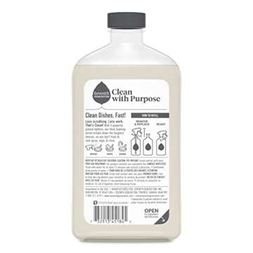 Seventh Generation Foaming Dish Spray, Honey Crisp Apple 16 Fl Oz (Pack of 3), Refill Pack of 3 with 1 Sprayhead