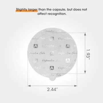 Aieve Reusable Vertuo Capsule Kit for Nespresso Vertuo Pods, Includes 80Pcs Capsules Aluminum Seals Foil Lids, Capsule Holder, Coffee Scoop and Brush