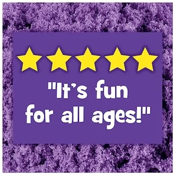 Kinetic Sand, The Original Moldable Sensory Play Sand Toys for Kids, Purple, 2 lb. Resealable Bag, Ages 3+