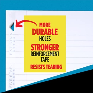 Five Star Loose Leaf Paper 3 Pack Wide Ruled Durable