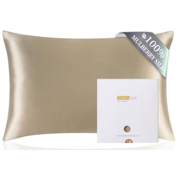 Premium 100% Mulberry Silk Pillowcase for Hair & Skin Health