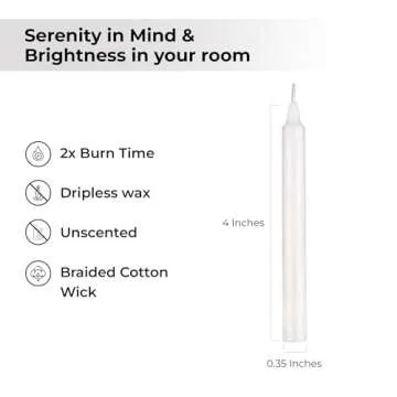 Spell Candles (Set of 20, White)