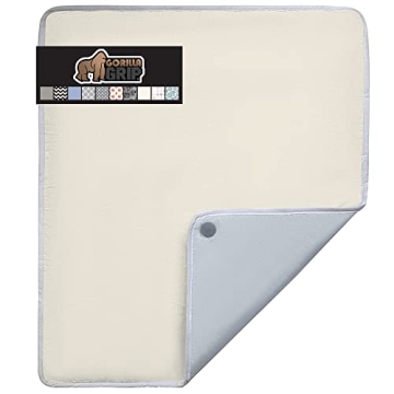 Gorilla Grip Ironing Mat, Portable Ironing Pad, Magnetic Ironing Blanket for Top of Washer, Dryer, T...