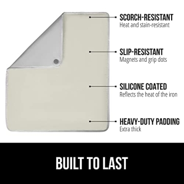 Gorilla Grip Ironing Mat Portable for Home and Travel