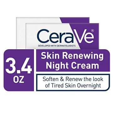 CeraVe Skin Renewing Night Cream | Hydrating & Gentle