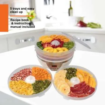 MasterChef 5-Tray Digital Food Dehydrator for Healthy Snacks