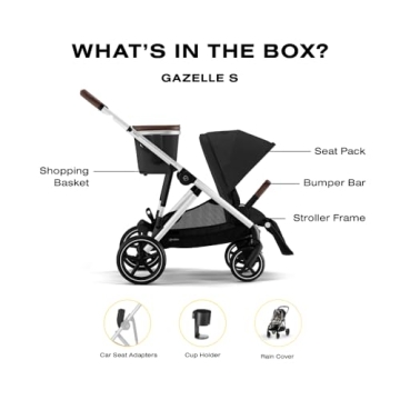 Cybex Gazelle Stroller with 20 Configurations and Ergonomic Recline
