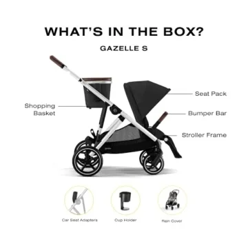 Cybex Gazelle Stroller with 20 Configurations and Ergonomic Recline